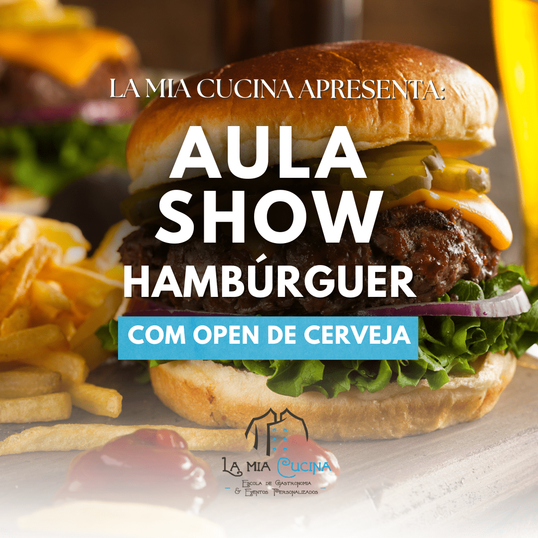 la mia cucina cursos de gastronomia aula show hamburguer