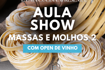la mia cucina cursos de gastronomia aula show massas e molhos 2