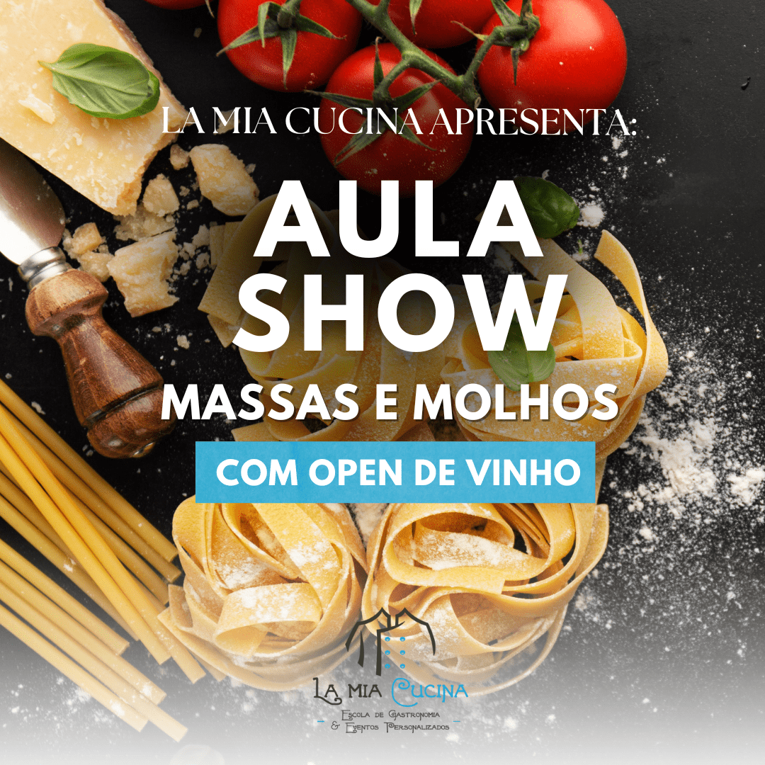 la mia cucina cursos de gastronomia aula show massas e molhos