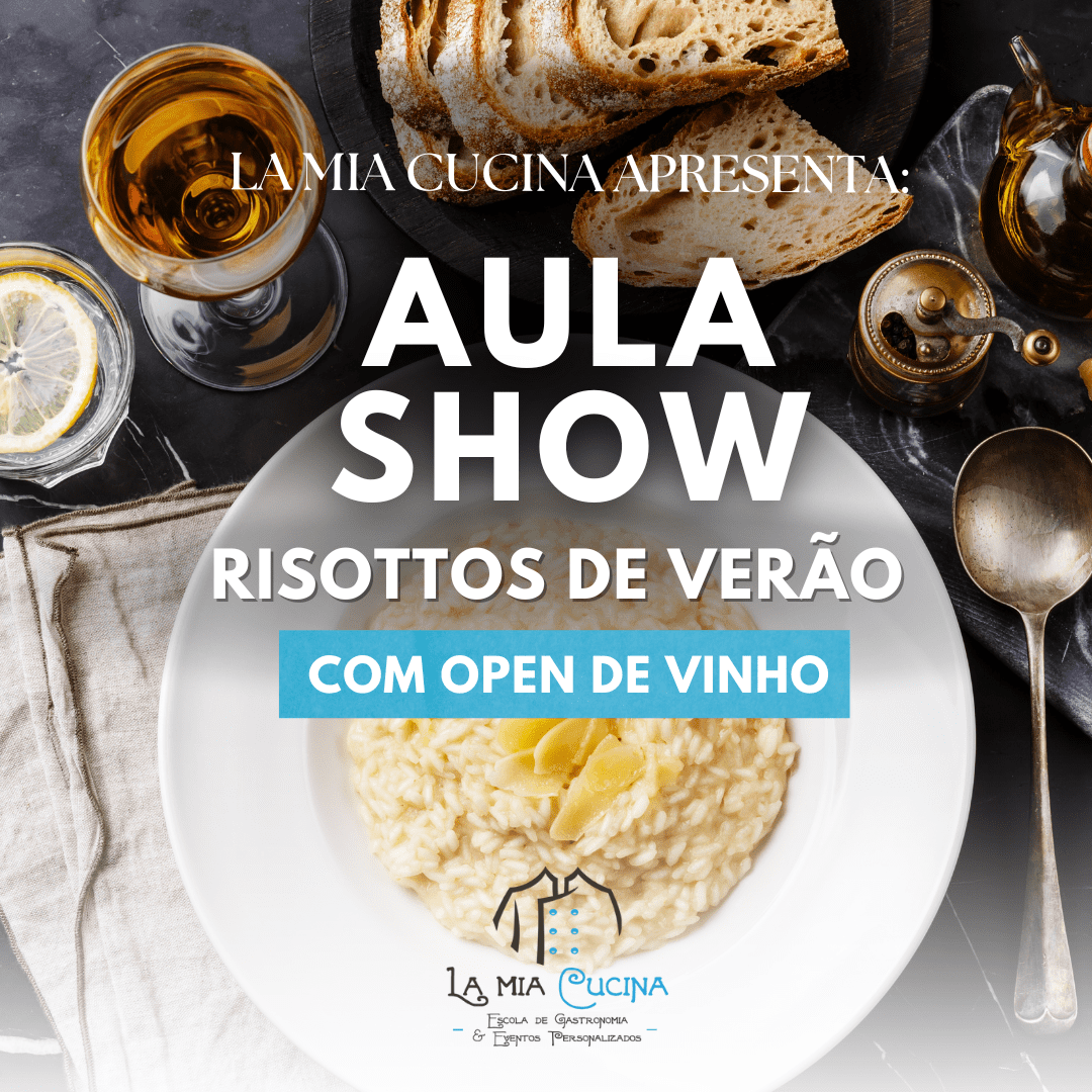 la mia cucina cursos de gastronomia aula show risotos de verao