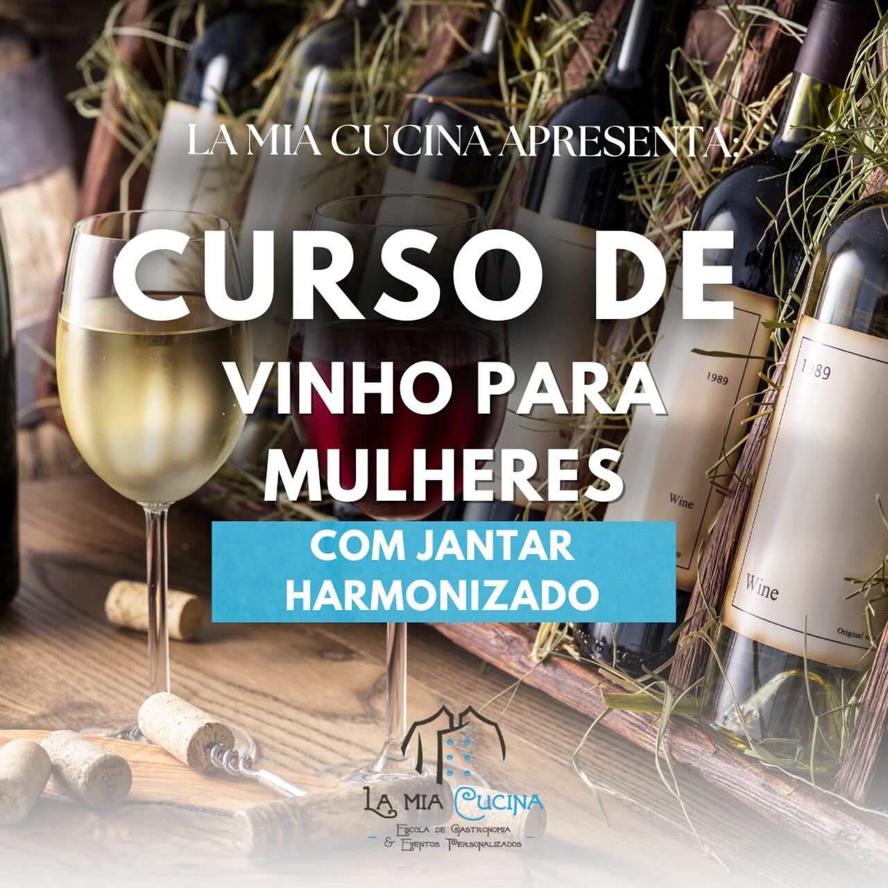 la mia cucina cursos de vinhos para mulhees aula show com open de vinho